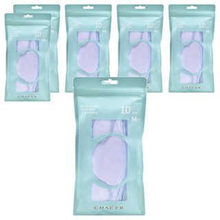 CHACER 佳和口罩 成人4D立體醫用口罩, 晴空朝藍, 10片, 6包