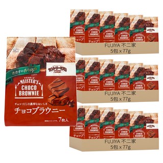 FUJIYA 不二家 職人巧克力布朗尼, 77g, 15包