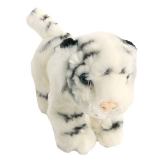 國王老虎 白虎絨毛娃娃, 1個, 14cm, 白虎