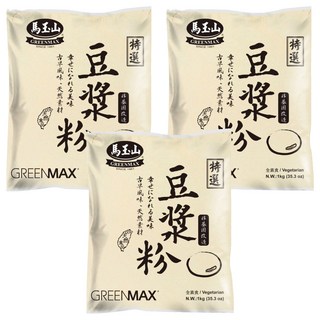 馬玉山 豆漿粉, 1kg, 3包