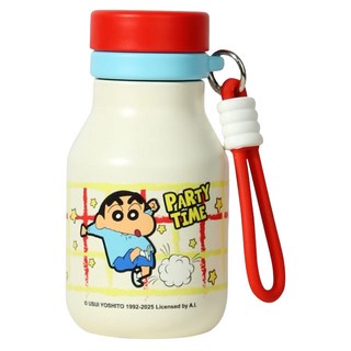 MTuTU 萌兔兔 蠟筆小新 316 Q彈便攜保溫瓶, 紅藍色, 1個, 470ml