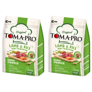 TOMA-PRO 優格 成犬 小顆粒乾飼料, 羊肉 + 米, 1.5kg, 2袋