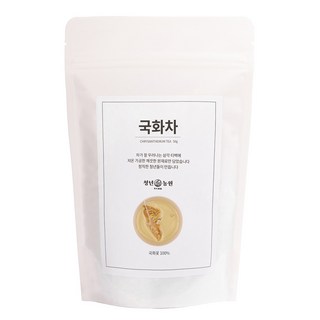 청년농원 저온가공 국화차 삼각티백, 500mg, 50개입, 1개