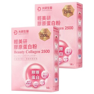 大研生醫 輕美顏膠原蛋白粉, 14包, 2盒