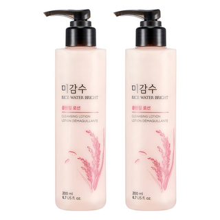THE FACE SHOP 菲詩小舖 丰米水活卸妝乳GZ, 200ml, 2個