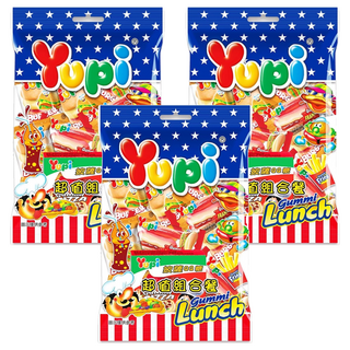 Yupi 超值組合餐QQ軟糖, 84g, 3袋