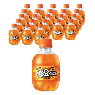 paldo 八道 橘子汽水, 245ml, 24瓶