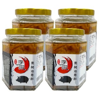 軒香 李家 黑豬油蔥酥, 230g, 4罐