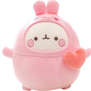 Molang 動物玩偶, 兔子, 1個, 30cm