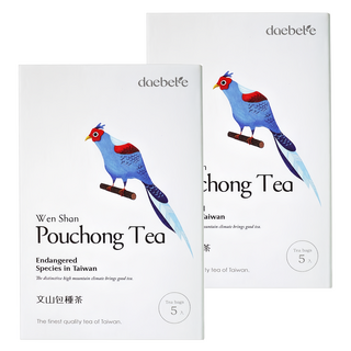 daebete 茶米茶 寶島生態文山包種茶 回甘蜜綠茶湯 清芳雅致花香, 6g, 5包, 2盒