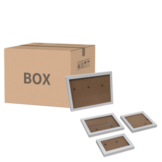 iINDOORS 英倫家居 北歐簡約實木相框10件組, 白色, 1組, A4 + 6 x 8吋 + 6 x 6吋 + 4 x 6吋