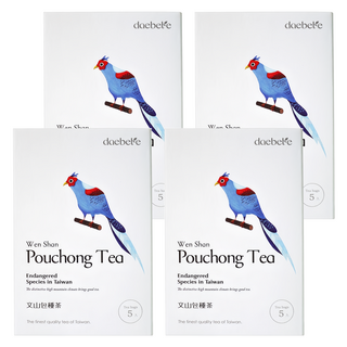 daebete 茶米茶 寶島生態文山包種茶 回甘蜜綠茶湯 清芳雅致花香, 6g, 5包, 4盒