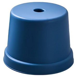 bebehome 時尚簡約加厚家用圓凳 - 藍色 30x24x22公分, 1個