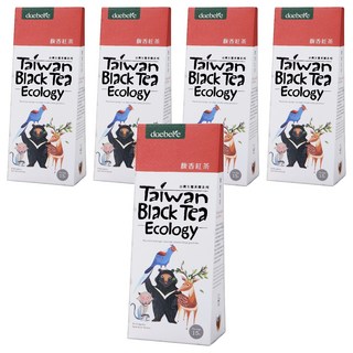daebete 茶米茶 自然生態 馥香紅茶茶包 甘醇不苦澀 滑順好入口 清甜蜜香 冷熱皆宜, 3g, 15包, 5盒