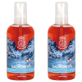 Nordic Fjords 挪威灣 100%原裝進口深海鮭魚油 適用於全齡犬/全齡貓 300mL, 2瓶