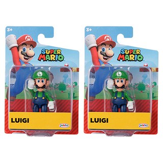 jakks PACIFIC 任天堂 超級瑪利歐 路易吉公仔 6.3cm 42125, 2個