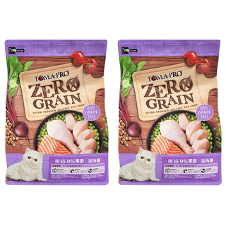 TOMA-PRO 優格成貓零穀配方乾飼料，富含蛋白質與蔬果，維持理想體型, 雞肉, 1.13kg, 2袋