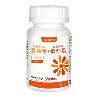 悠活原力 金盞花萃取葉黃素 + 紅藻萃取蝦紅素 複方軟膠囊, 30顆, 680g, 1瓶