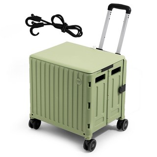 ROTI NEMO Premium 購物折疊手推車, 1個, 鼠尾草綠