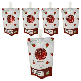 YEONDOOFARM 好農蘋果汁, 100ml, 5包