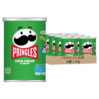 PRINGLES 品客 洋芋片 洋蔥口味 48g x 8罐