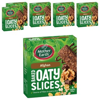 Mother Earth 烘焙燕麥棒 阿富汗口味 6條入 不含基改食材、人工色素、香料, 240g, 6盒