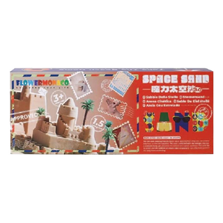 FLOWER MONACO 趣味玩具 Set 1.5KG星空沙+1套沙模+工具, Multicolor, 1.5kg, 1盒