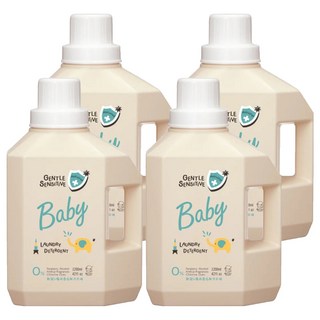 KU.KU Duckbill 酷咕鴨 Baby低敏洗衣精 深層潔淨, 1.2L, 4瓶