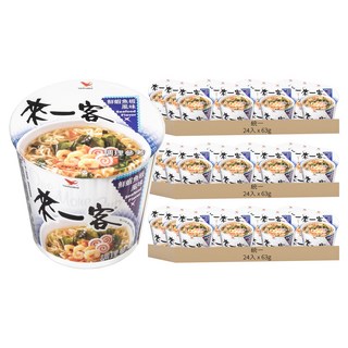 來一客 鮮蝦魚板風味 63g, 72入