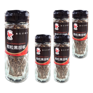 飛馬 粗粒純黑胡椒, 增添口感, 45g, 5瓶