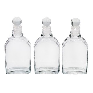 A-ONE 浪漫浮游花瓶3入組 透明玻璃 簡約居家裝飾 提升生活品味, 10g