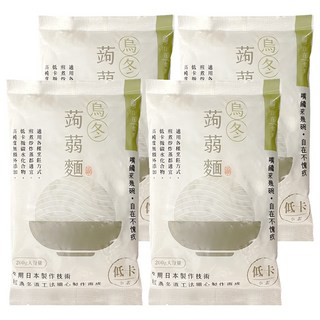自在食刻 烏冬蒟蒻麵, 200g, 4包