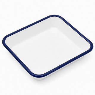 TSUKI-USAGI 月兔印 長方形琺瑯調理盤 300ml, 1個