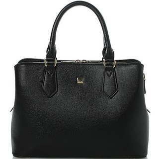 MCLANEE 皮革手提斜肩包, 黑色、深藍色、灰紫色、酒紅色