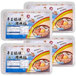 鷹馬牌 鍋燒雞絲麵 海鮮風味, 220g, 4盒