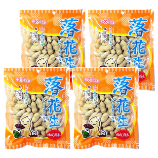 惠香 鹹酥花生 台灣在地傳統美味 嚴選帶殼花生, 130g, 4包