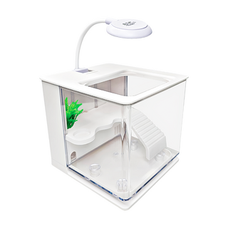 Crabaqua 小螃蟹 懶人烏龜缸, 白色, 1個