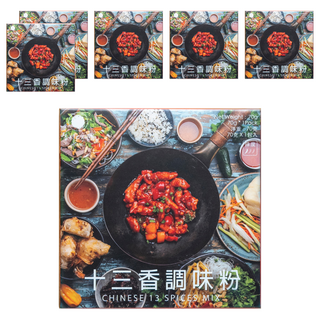 香料共和國 十三香調味粉 70g 台灣產, 6盒