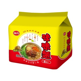 味丹 味味麵精燉肉燥湯麵 78g, 5包