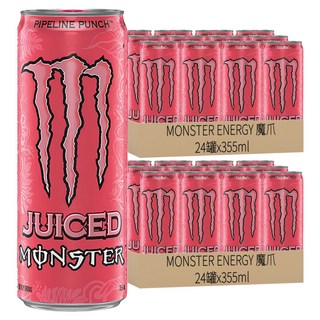 MONSTER ENERGY 魔爪 管浪潘趣碳酸能量飲料, 355ml, 48罐