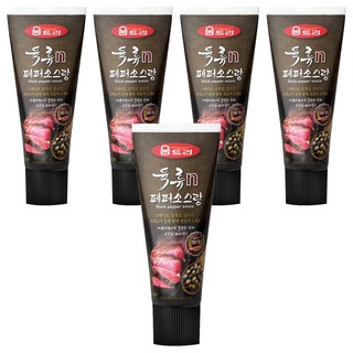 Woomtree 黑胡椒燒烤醬, 120g, 5個