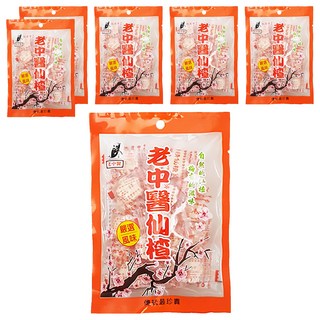 老中醫 仙楂糖 傳統珍貴 嚴選風味, 70g, 6袋