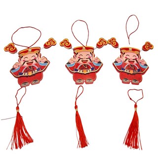 立體磁吸冰箱貼 財神爺, 多財多億 紅色