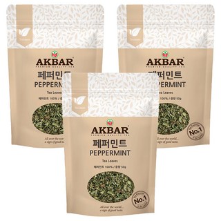 AKBAR 阿克巴 薄荷茶葉, 50g, 1包, 3包