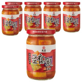 丸莊醬油 香辣豆腐乳 350g 非基因改造 天然手工製作, 6罐