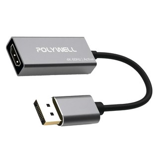 POLYWELL 寶利威爾 DP TO HDMI 4K60Hz 轉接線, PW15-T04-A010, 1條