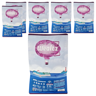 Wealtz 維爾滋 天然無穀全齡貓糧, 高肉類蛋白, 添加益生菌和膳食纖維, 300g, 6包, 雞肉