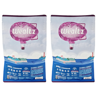 Wealtz 維爾滋 天然無穀全齡貓糧, 高肉類蛋白, 添加益生菌和膳食纖維, 300g, 2包, 雞肉