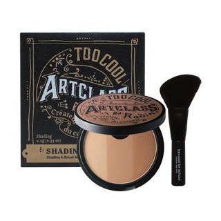 too cool for school 台灣公司貨 美術課立體修容粉餅 + 刷具組, #1_Classic, 1組