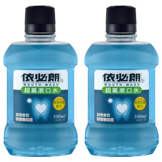 依必朗 超氟漱口水 專業抗菌配方 鞏固牙齒琺瑯質, 1L, 1組